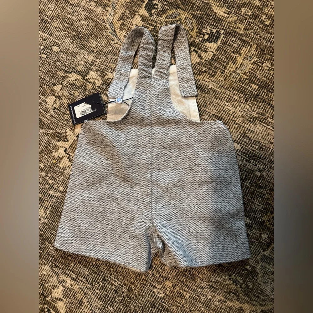 Trotters Thomas Brown Guardsman Baby Alfie Bib Shorts - Picture 4 of 6